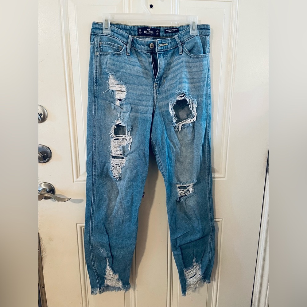 Hollister High Rise slim straight Vintage stretch Jeans